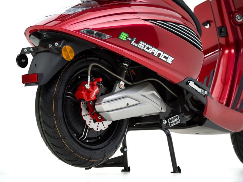 Nipponia E-legance e-scooter rear disc brake